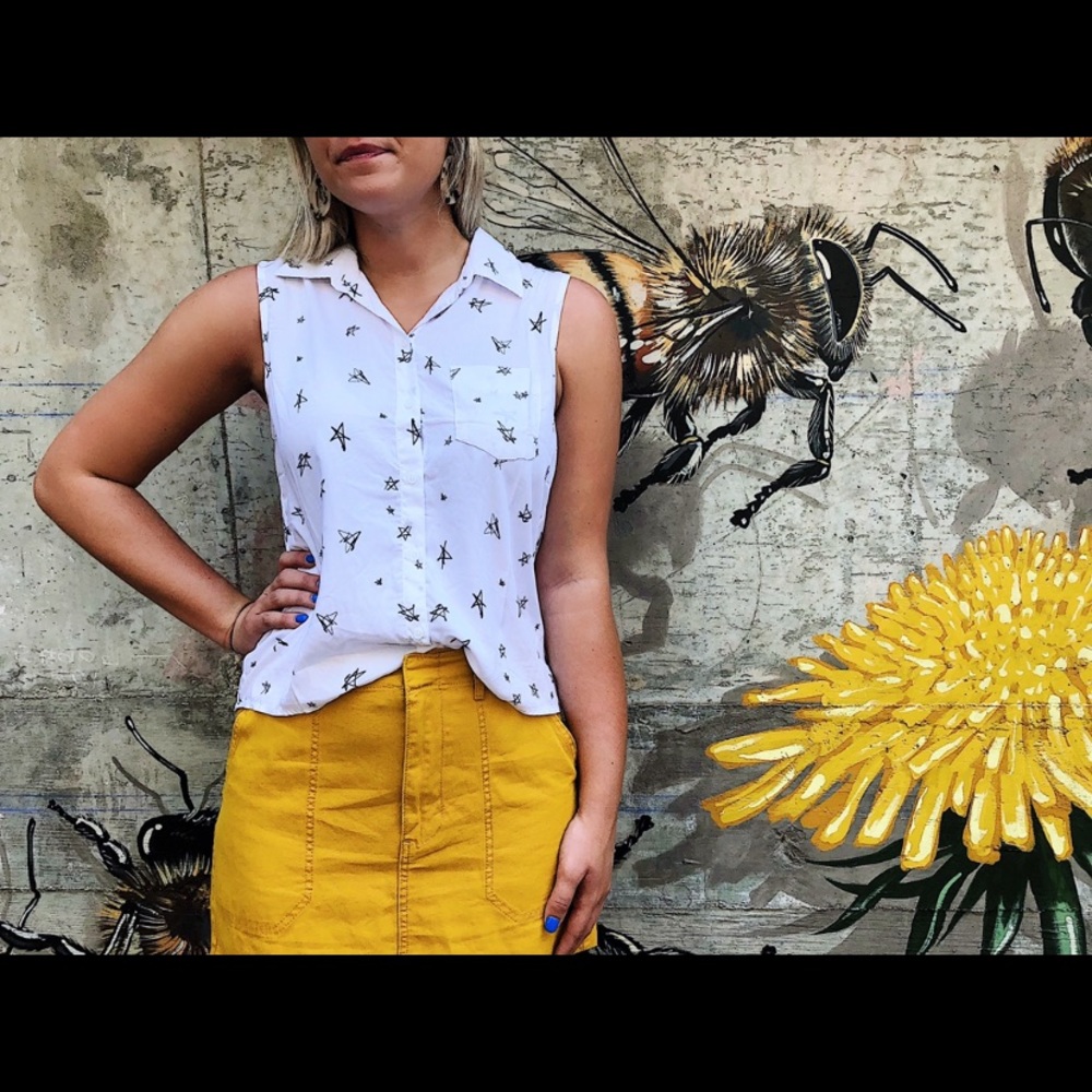 Yellow Mini Skirt